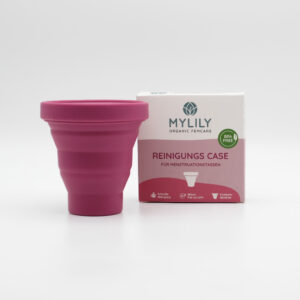 Reinigungcase für Menstruationstasse in der Farbe Beere