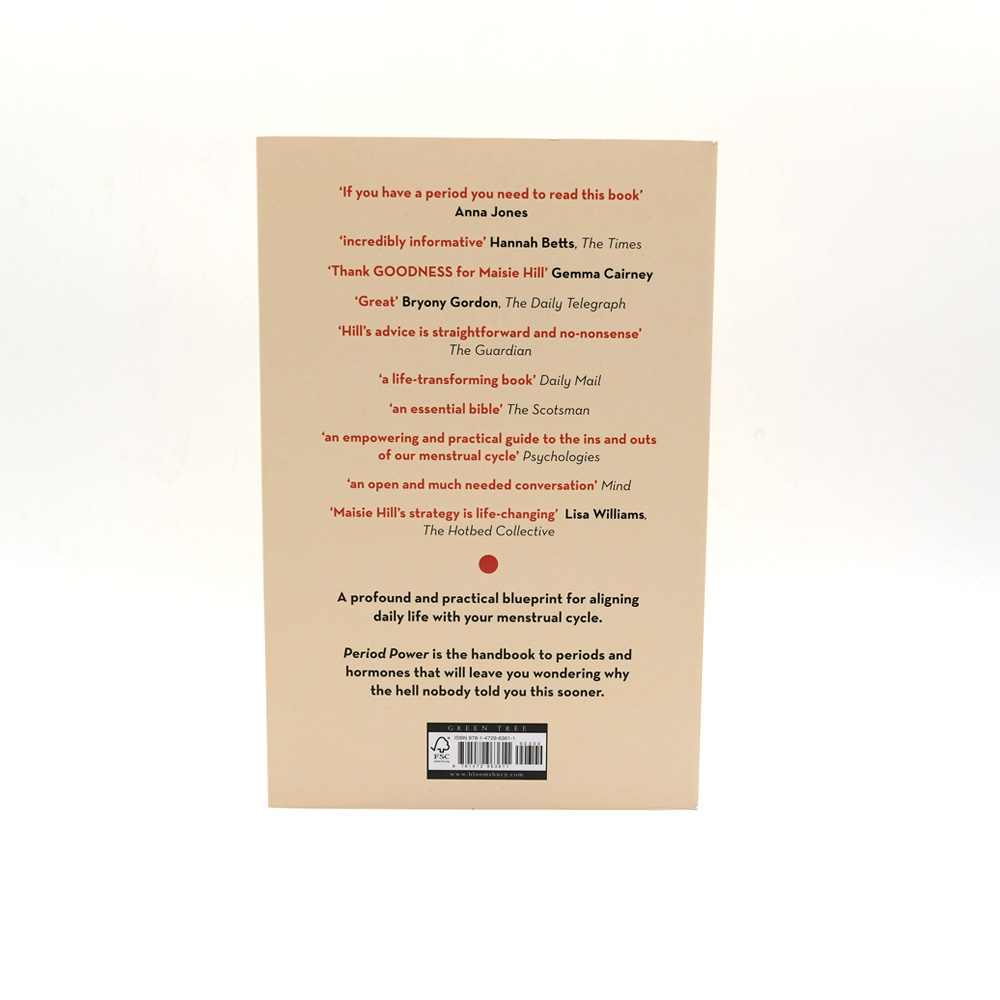 Buch "Period Power" - Rückseite